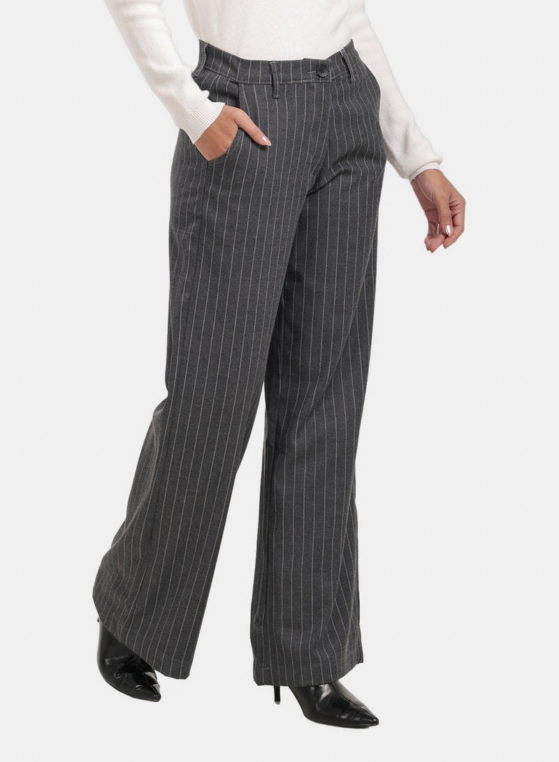Carina Striped Wide-Leg Pants - Image 2